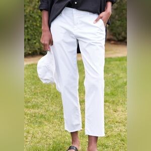 Frank & Eileen Wicklow Chino Pants in White – Size 10
